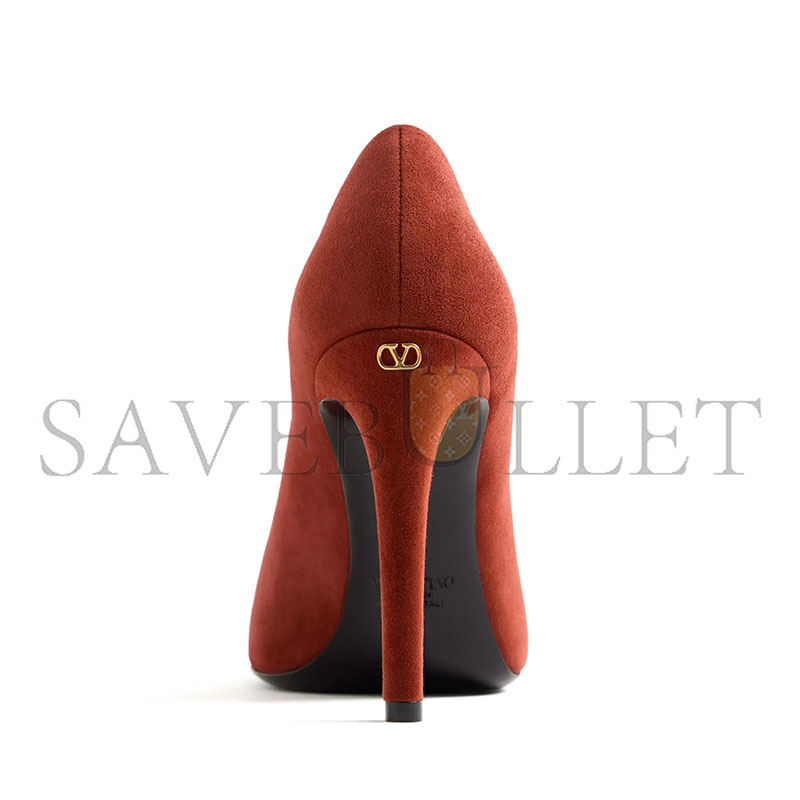 Va1e*ntin0 OPEN TOE RÉVÉLÉ SUEDE PUMPS 105MM 8W0S0PG5UHG_AXG